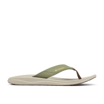 Columbia Teenslippers Heren, Flip Flop Groen Goud Geel, 37QYIELRZ